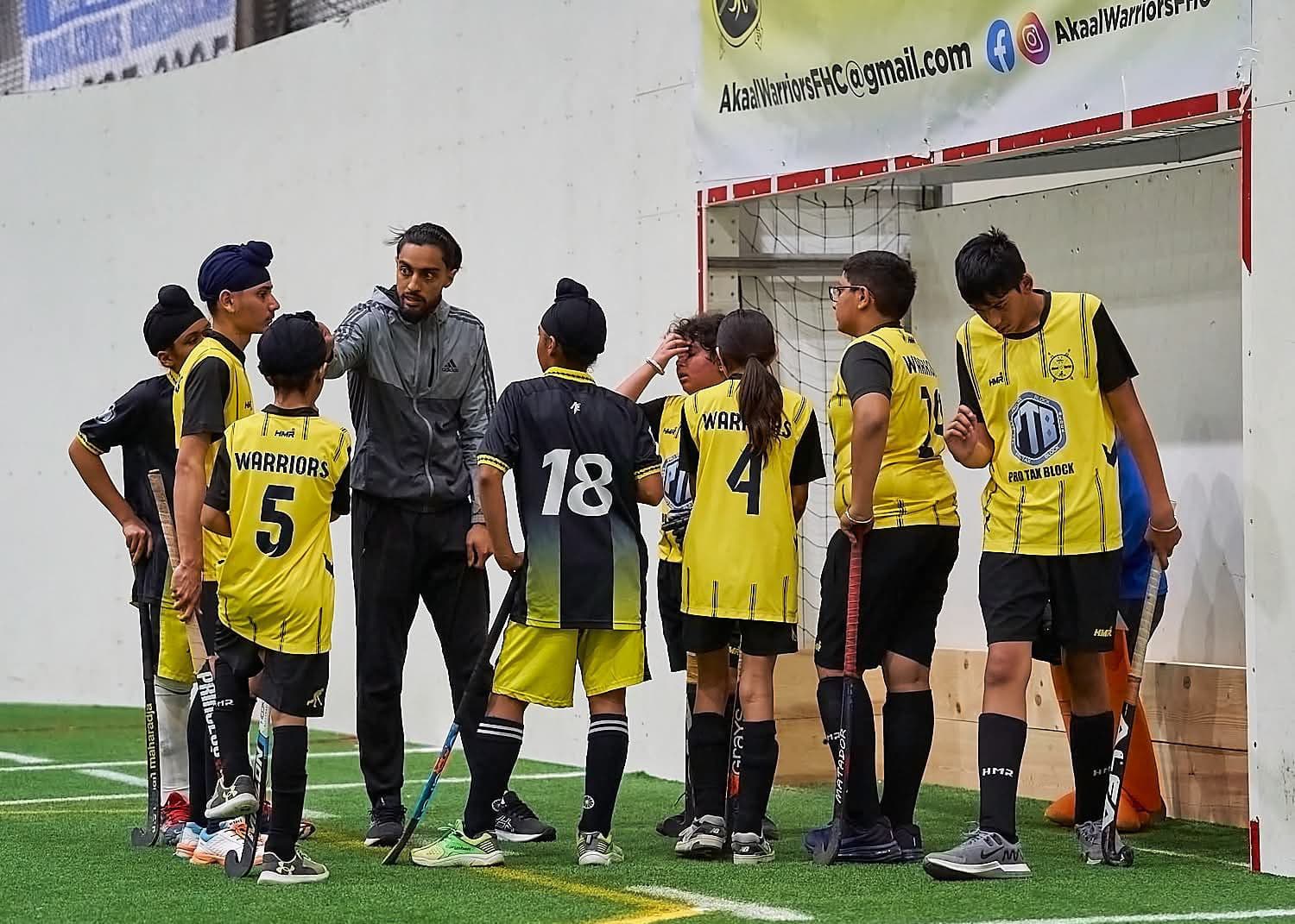 Coaching session — next generation Warriors